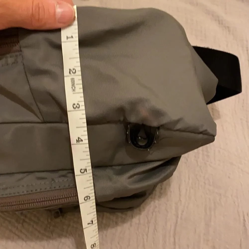 Marc Jacobs nylon gray backpack.